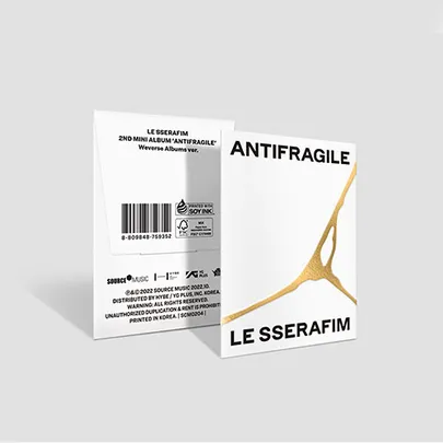 LE SSERAFIM 2nd Mini Album — ANTIFRAGILE (Weverse Albums Ver.)