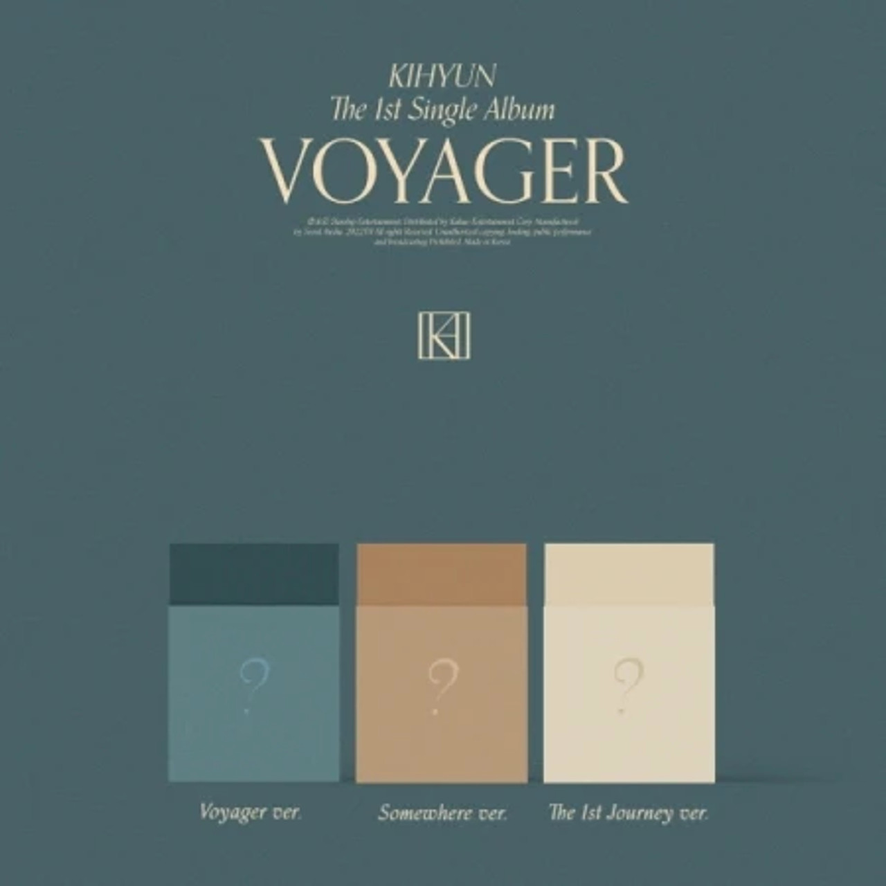 MONSTA X KIHYUN — [VOYAGER] 1st Single Album (RANDOM VERSION)