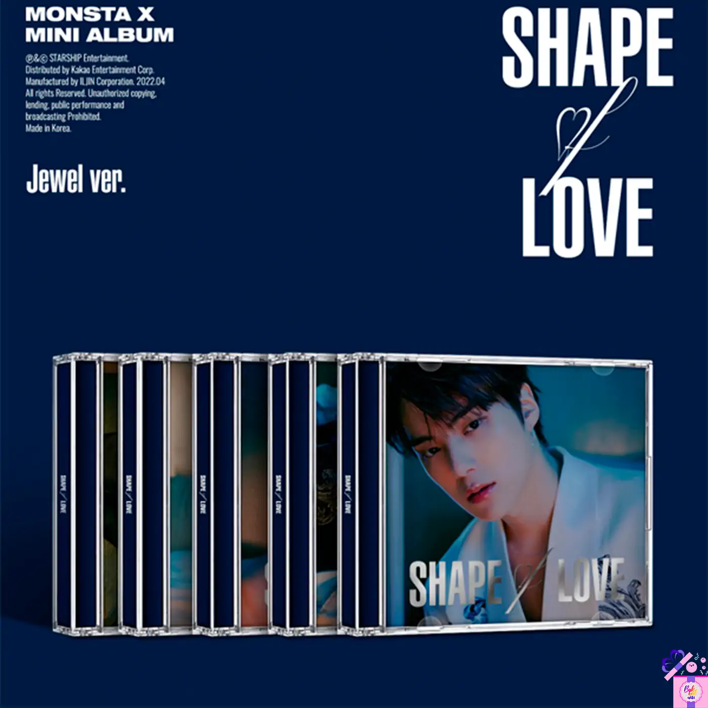 MONSTA X – SHAPE of LOVE [Jewel Case Ver.]